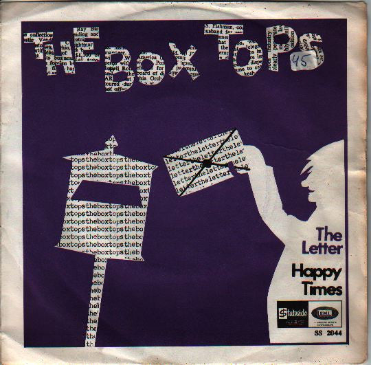 Front cover of The Box Tops – The Letter, Stateside, Sweden, 1967
