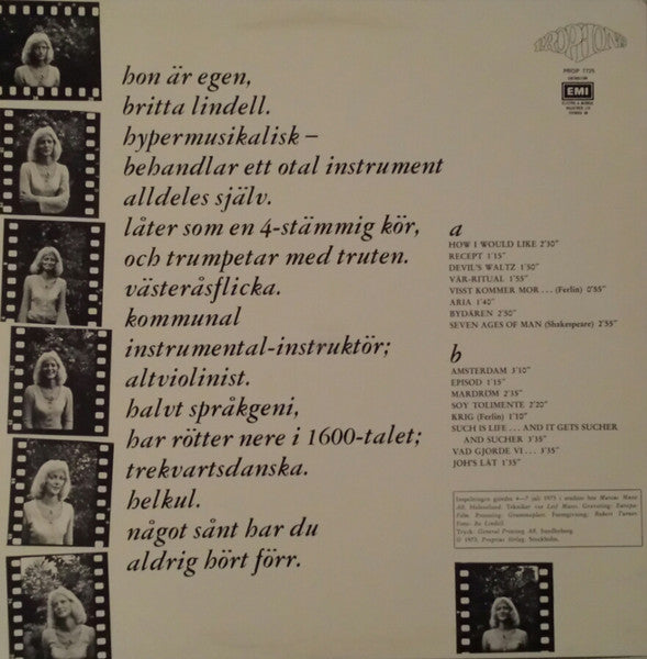 Britta Lindell – How I Would Like, image 2