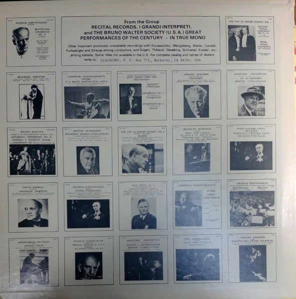 Bronislaw Huberman - Beethoven, Schubert – Sonata N°9 / Fantasia (Historical Recordings. ), image 2