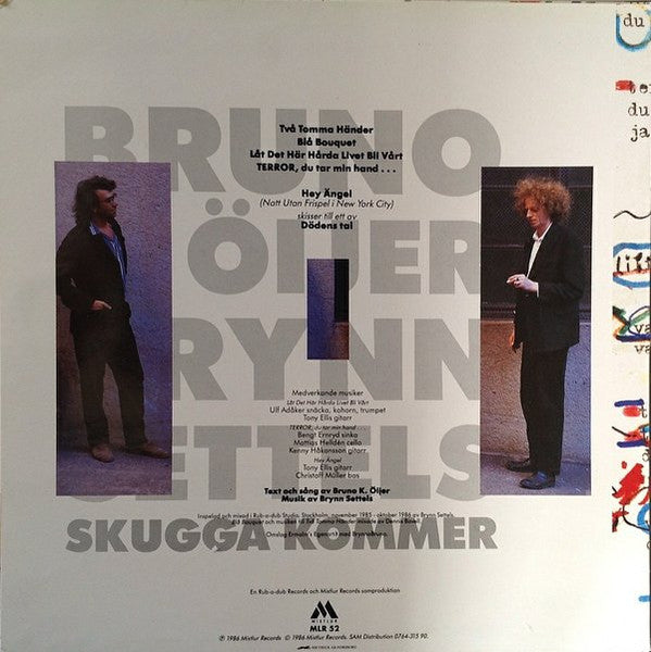 Bruno K. Öijer, Brynn Settels – Skugga Kommer, image 2