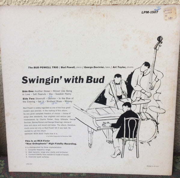 Bud Powell – Swingin' With Bud, image 2