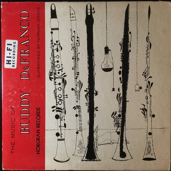 Front cover of Buddy DeFranco – The Music Of Buddy DeFranco, Norgran Records, US, 1954