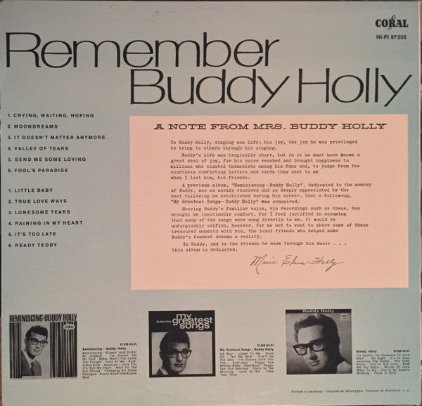 Buddy Holly – Remember, image 2