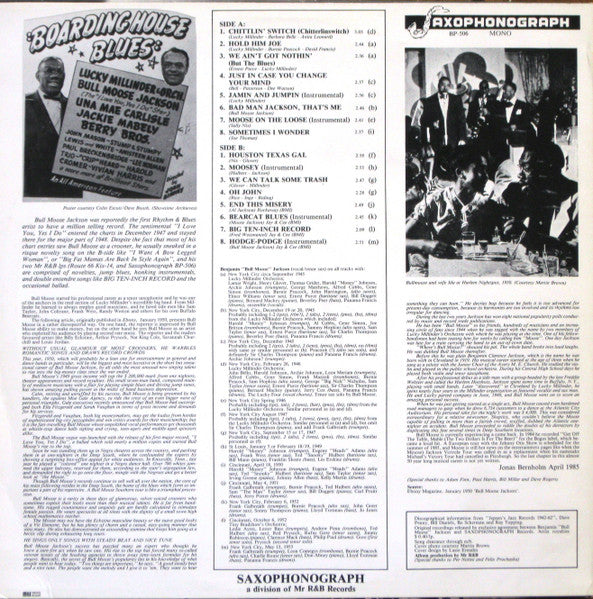 Bullmoose Jackson & His Buffalo Bearcats – Moose On The Loose, image 2