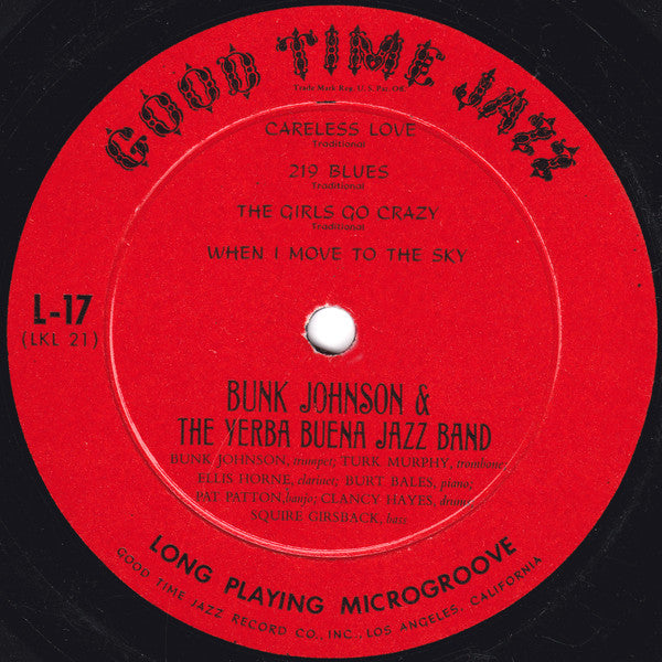 Bunk Johnson And The Yerba Buena Jazz Band – Spirituals & Jazz, image 3