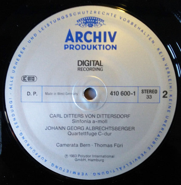 Camerata Bern, Thomas Demenga ∙ Thomas Füri ∙ Heinz Holliger – Die Frühe Wiener Schule, image 4
