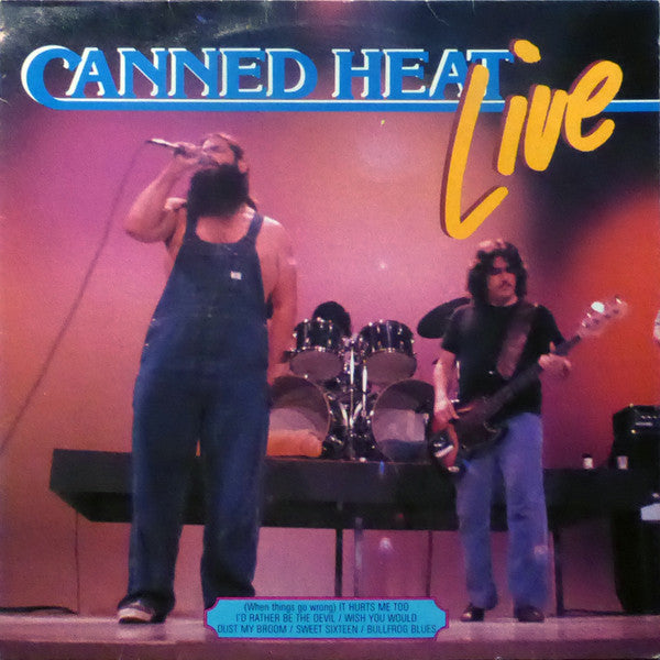 Front cover of Canned Heat – Live, Masters, France
