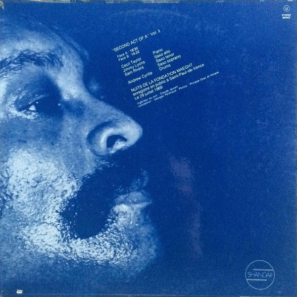 Cecil Taylor – Nuits De La Fondation Maeght Vol. 2, image 2