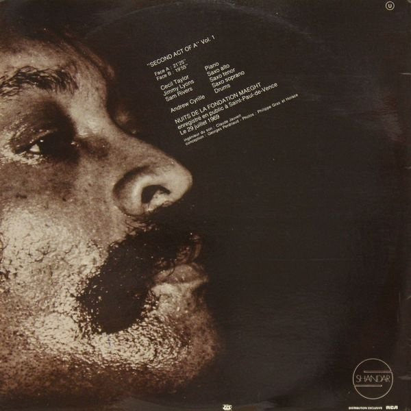 Cecil Taylor – Nuits De La Fondation Maeght Vol. 1, image 3