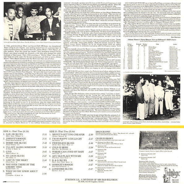 Charles Brown & Johnny Moore's Three Blazers – Sail On Blues, image 2