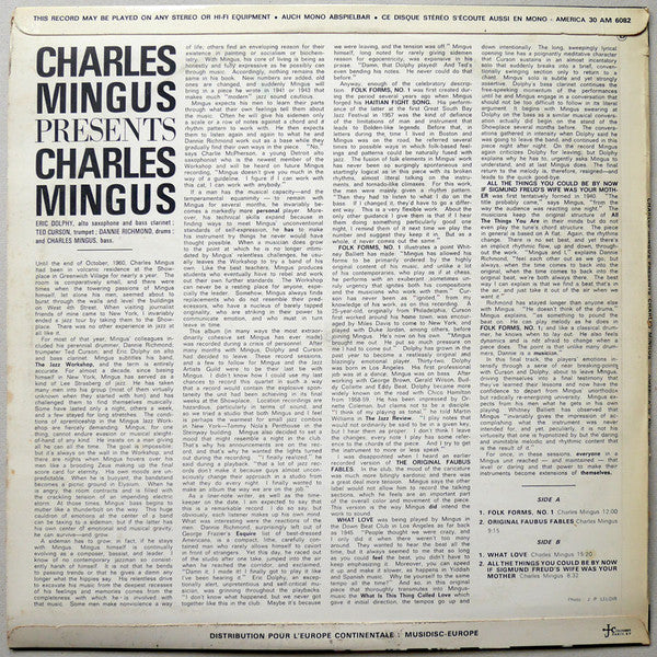 Charles Mingus – Presents Charles Mingus, image 2