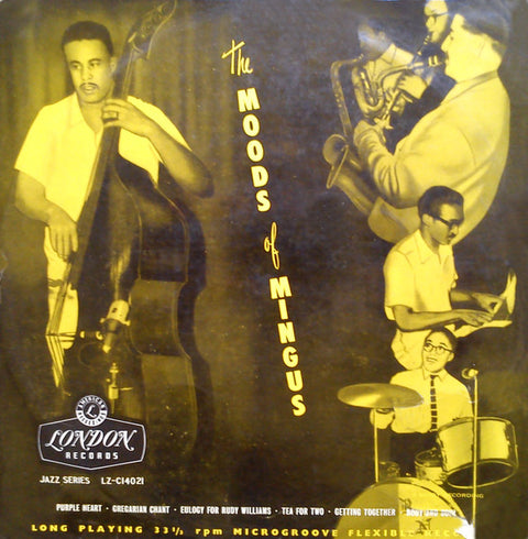 Front cover of Charles Mingus Sextet – The Moods Of Mingus, London Records, UK, 1956