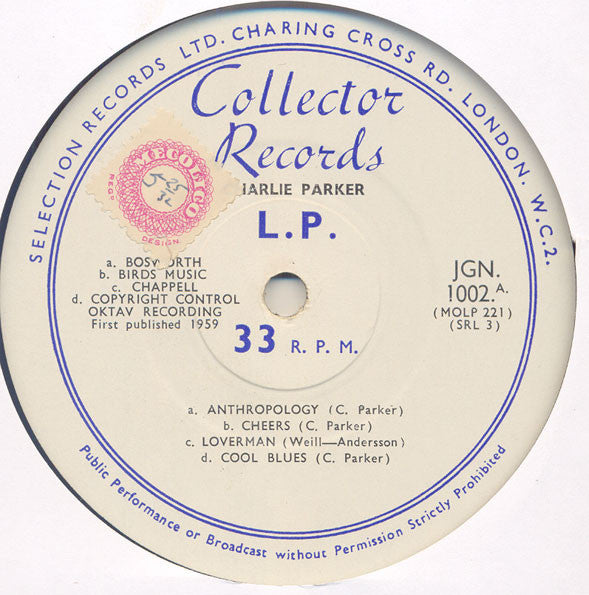 Charlie Parker – Charlie Parker In Sweden, image 2