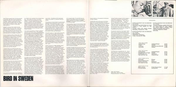Charlie Parker And His Swedish All Stars – Bird In Sweden, image 2
