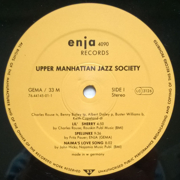 Charlie Rouse, Benny Bailey, Al Dailey – The Upper Manhattan Jazz Society, image 4