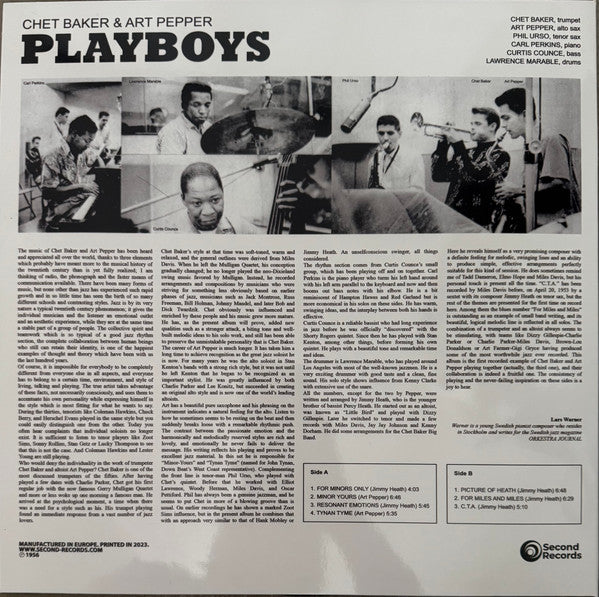 Chet Baker & Art Pepper – Playboys, image 2