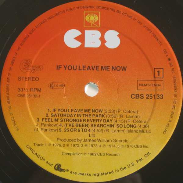 Chicago – If You Leave Me Now, image 3
