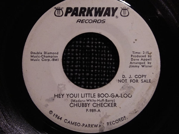 Front cover of Chubby Checker – Hey You! Little Boo-Ga-Loo / Pussy Cat, Parkway, US, 1966