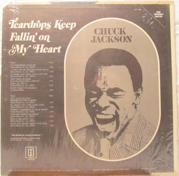Chuck Jackson – Teardrops Keep Fallin' On My Heart, image 2