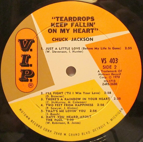 Chuck Jackson – Teardrops Keep Fallin' On My Heart, image 4