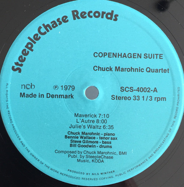 Chuck Marohnic Quartet, Bennie Wallace, Steve Gilmore, Bill Goodwin – Copenhagen Suite, image 5