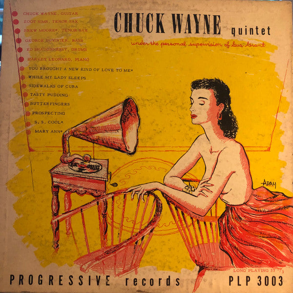 Front cover of Chuck Wayne Quintet – Chuck Wayne Quintet, Progressive Records, US, 1953