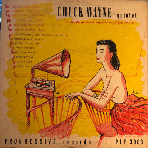 Front cover of Chuck Wayne Quintet – Chuck Wayne Quintet, Progressive Records, US, 1953