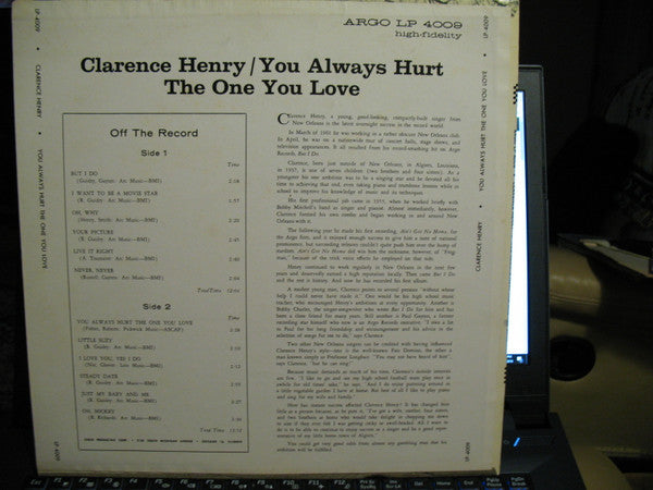 Clarence Henry – You Always Hurt The One You Love, image 2
