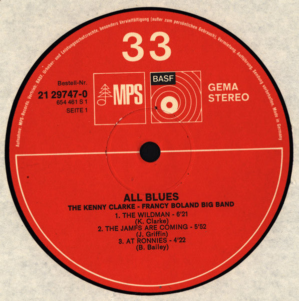 The Kenny Clarke-Francy Boland Big Band – All Blues, image 5