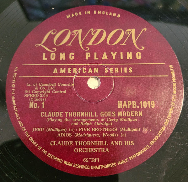 Claude Thornhill And His Orchestra – Claude Thornhill Goes Modern, image 3