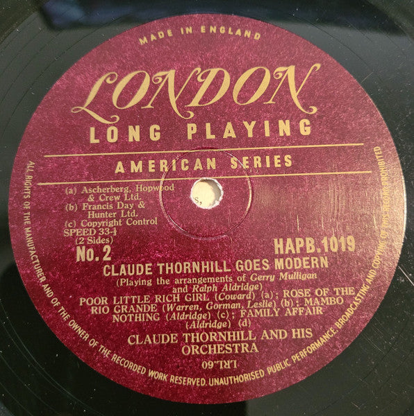 Claude Thornhill And His Orchestra – Claude Thornhill Goes Modern, image 4