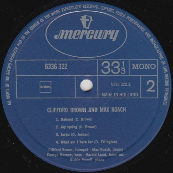 Clifford Brown And Max Roach – Clifford Brown And Max Roach, image 4