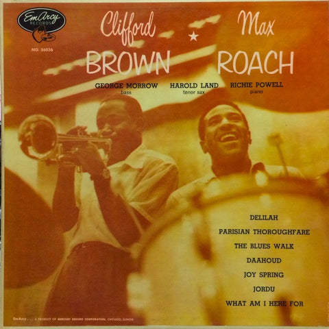 Front cover of Clifford Brown And Max Roach – Clifford Brown And Max Roach, EmArcy, US, 1955
