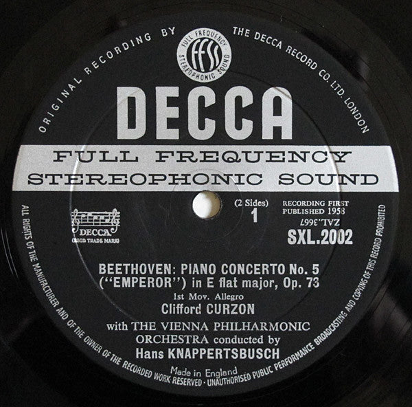 Curzon, Beethoven, The Vienna Philharmonic Orchestra ∙ Hans Knappertsbusch – Emperor, image 3