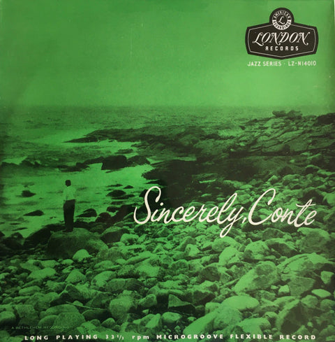 Front cover of Conte Candoli – Sincerely, Conte, London Records, UK, 1956