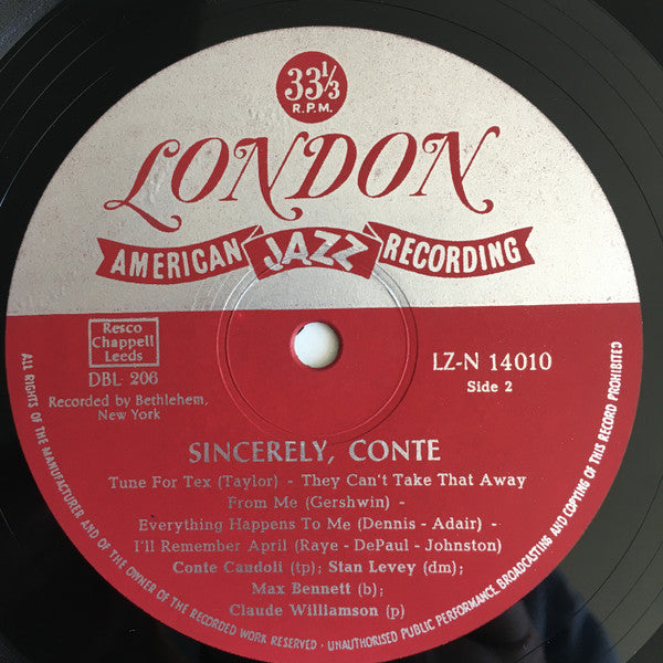 Conte Candoli – Sincerely, Conte, image 4