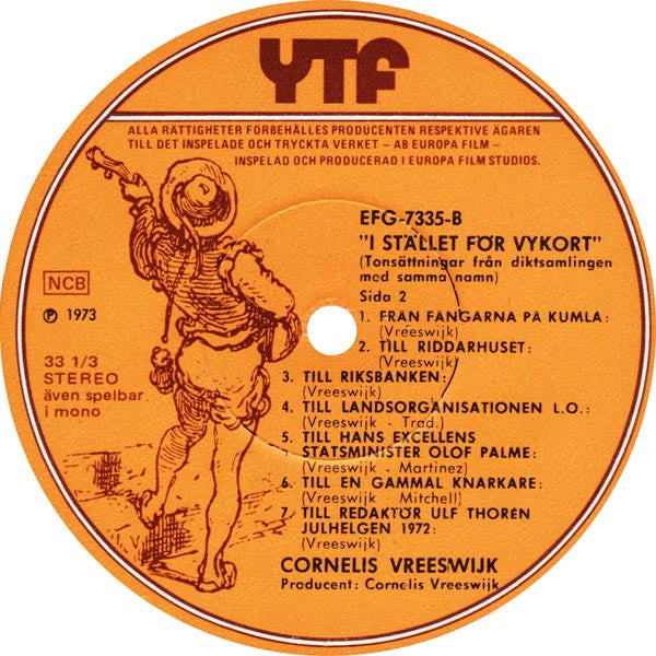 Cornelis Vreeswijk – I Stället För Vykort, image 5