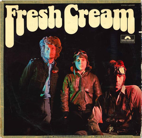 Front cover of Cream – Fresh Cream, International Polydor Production, Scandinavia, 1966