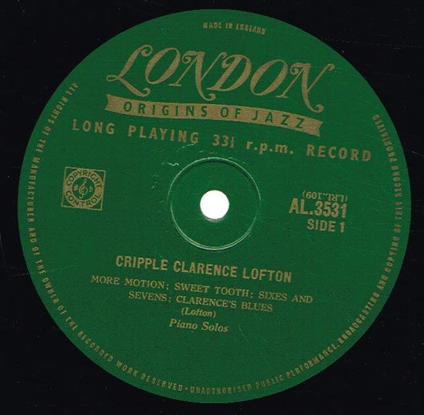 Cripple Clarence Lofton – A Lost Recording Date, image 3