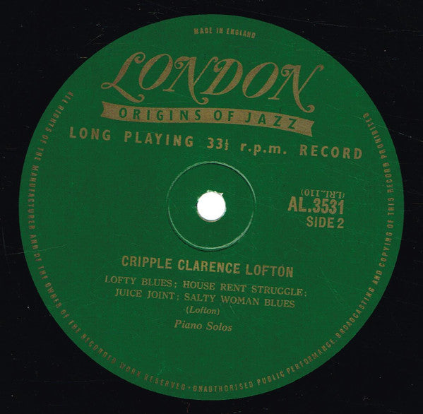 Cripple Clarence Lofton – A Lost Recording Date, image 4