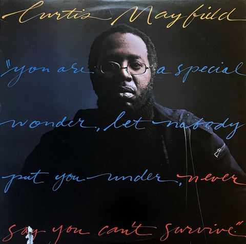 Front cover of Curtis Mayfield – Never Say You Can't Survive, Curtom, US, 1977