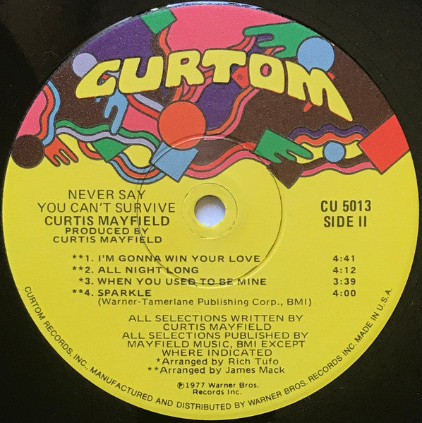 Curtis Mayfield – Never Say You Can't Survive, image 4