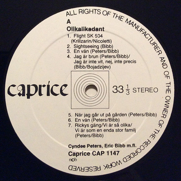 Cyndee Peters, Eric Bibb – Olikalikadant, image 4