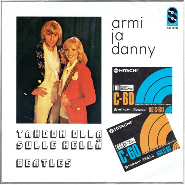 Front cover of Armi Ja Danny – Tahdon Olla Sulle Hellä, Scandia, Finland, 1977