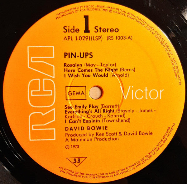 Bowie – Pinups, image 5