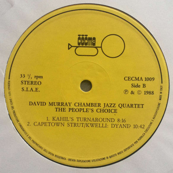 David Murray Chamber Jazz Quartet Featuring Hugh Ragin – The People's Choice, image 4
