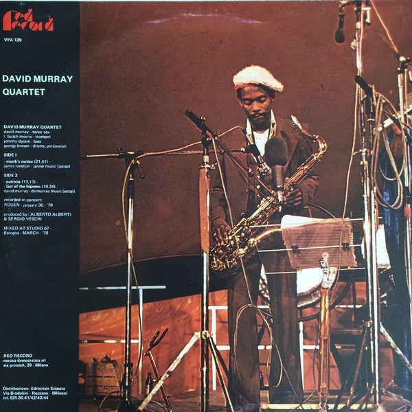 David Murray Quartet With Lawrence "Butch" Morris – Last Of The Hipman, image 2