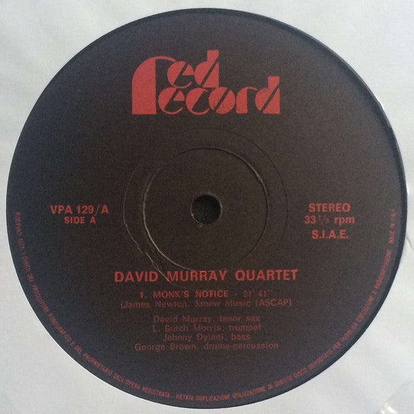 David Murray Quartet With Lawrence "Butch" Morris – Last Of The Hipman, image 3