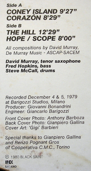 David Murray Trio – Sweet Lovely, image 5