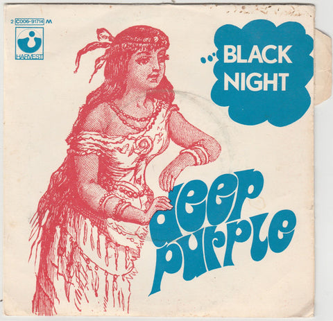 Front cover of Deep Purple – Black Night, Harvest, France, 1970